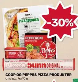 Coop Marked Coop og peppes pizza produkter tilbud