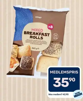 Coop Marked Coop mixed breakfast rolls tilbud