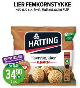 Kiwi Hatting Havrestykker Bjørn tilbud