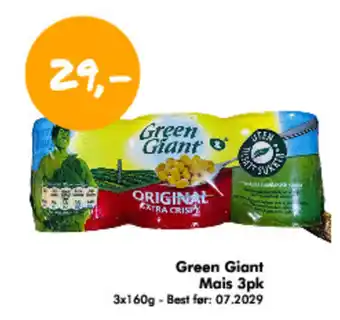 Havaristen Green Giant Mais tilbud