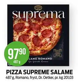 Kiwi Dr Oetker Pizza Supreme Salame tilbud