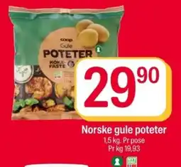 Coop Extra Coop poteter tilbud