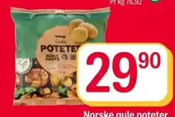 Coop Extra Coop gule poteter tilbud