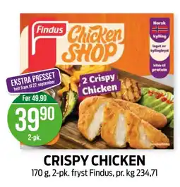 Kiwi Findus Crispy Chicken tilbud