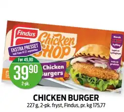 Kiwi Findus Chicken Burgers tilbud