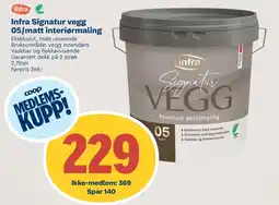 Coop Byggmix Infra Signatur vegg tilbud