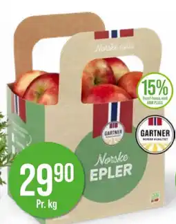 Kiwi Gartner epler tilbud