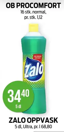 Kiwi Zalo oppvask tilbud