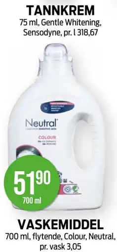 Kiwi Neutral vaskemiddel tilbud