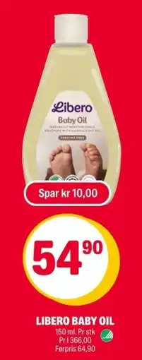 Coop Extra Libero Baby Oil tilbud