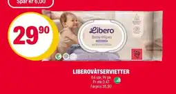 Coop Extra Libero vatservietter tilbud
