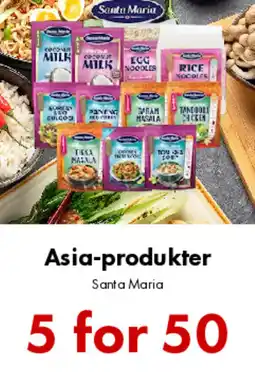 Nordby Supermarket Santa Maria Asia-produkter tilbud
