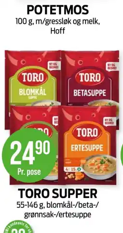 Kiwi Toro supper tilbud