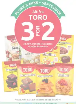 Joker Toro brownies pannekaker vafler tilbud