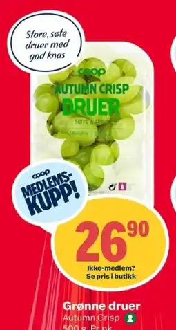 Coop Extra Coop Grønne druer tilbud