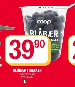 Coop Extra Coop blåbær i shaker tilbud