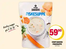 Coop Extra Coop dagens fiskesuppe tilbud