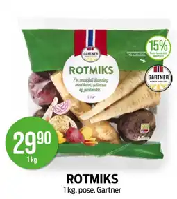 Kiwi Gartner rotmiks tilbud