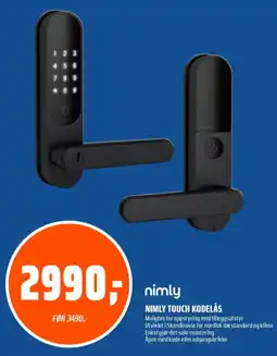 Coop Obs nimly nimly touch kodelås tilbud