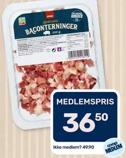 Coop Marked Coop Baconterninger tilbud
