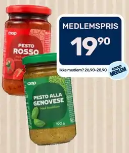 Coop Marked Coop Pesto Alla Genovese tilbud
