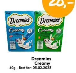 Havaristen Dreamies Creamy tilbud