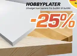 Coop Byggmix Hobbyplater tilbud
