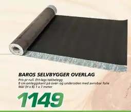 Coop Byggmix Baros selvbygger overlag tilbud
