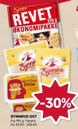 Coop Marked Synnøve ost tilbud