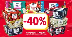 Coop Extra Tine yoghurt flerpakk tilbud