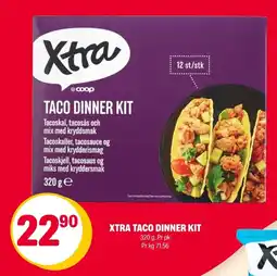 Coop Extra Xtra taco dinner kit tilbud