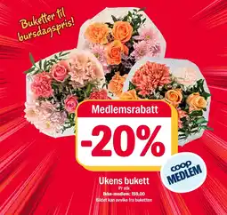 Coop Extra Ukens bukett tilbud