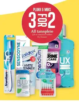 CC Mat Plukk & miks all tannpleie tilbud