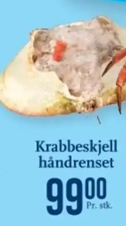 CC Mat Krabbeskjell håndrenset tilbud