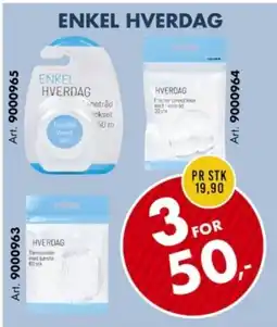 Sparkjøp Enkel hverdag tanntråd tilbud