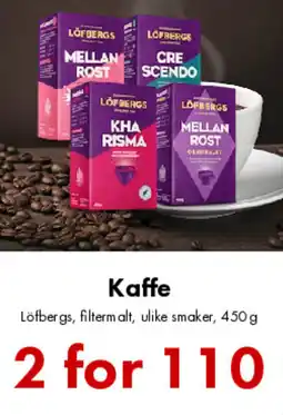 Nordby Supermarket Löfbergs kaffe tilbud