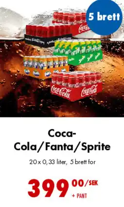 Nordby Supermarket Coca-Cola/Fanta/Sprite tilbud