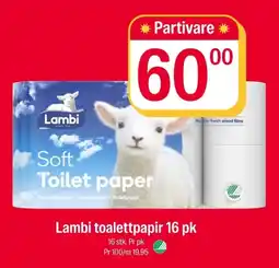 Coop Extra Lambi toilet paper tilbud