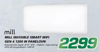 Mill mill invisible smart wifi gen 4 1200 w paneLovn
