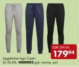 Sparkjøp Caseri joggebukse logo tilbud