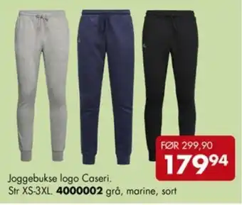 Caseri joggebukse logo