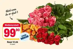 Coop Extra Roser 14 stk tilbud