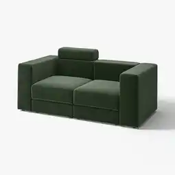 IKEA JÄttebo 2-seters modulsofa, med nakkestøtte/johanneshov mørk grønn tilbud