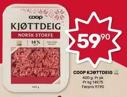 Matkroken COOP KJØTTDEIG tilbud