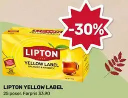Matkroken LIPTON YELLOW LABEL tilbud
