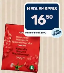 Matkroken Coop Hakkede tomater tilbud