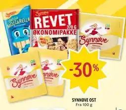 Coop Prix SYNNØVE OST tilbud