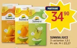 Coop Prix SUNNIVA JUICE tilbud