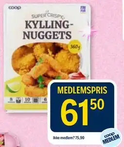 Coop Prix Kyllingnuggets tilbud
