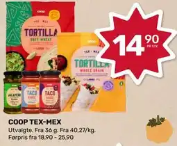 Coop Marked COOP TEX-MEX tilbud